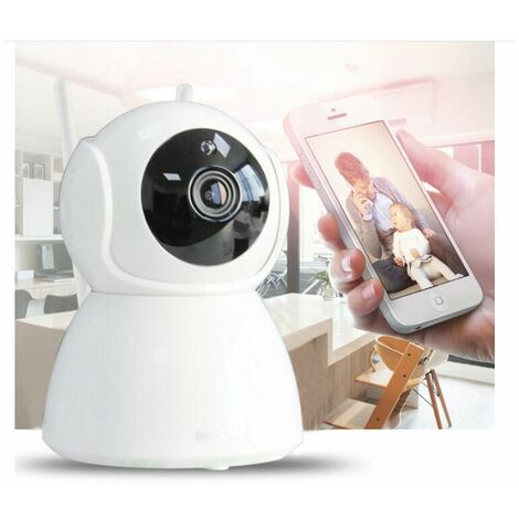2021 Version Caméra Surveillance WiFi Intérieure Caméra 360° Connectée Smartphone 1080P avec Détection Humaine AI