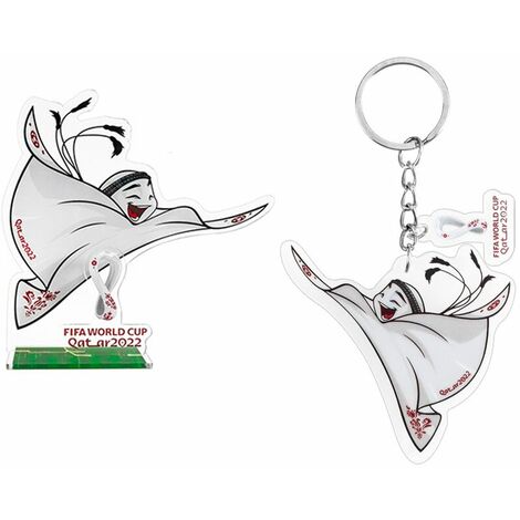 2022 Coupe du Monde Stand Qatar Football Coupe du Monde Mascotte Décoration De Bureau Collection De Souvenirs Pour Les Fans De Football Dans Les Tribunes Ornement Souvenirs