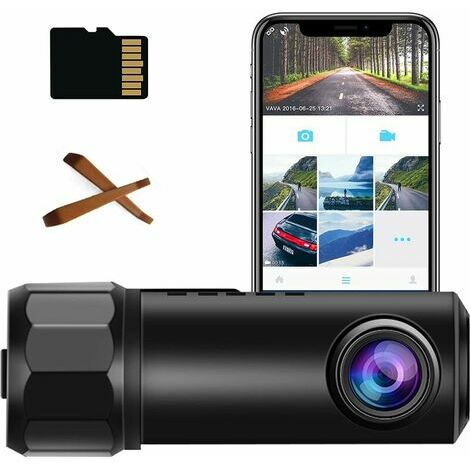 XTRONS Mini caméra embarquée USB HD pour voiture avec grand angle,  enregistrement en boucle, enregistrement sonore