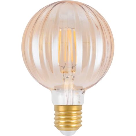2023 - Ampoules LED vintage 6 W 600 lm Globe ES E27 à filament LED dimmable, style rétro Edison, lampe décorative (LGL)-AquaForge
