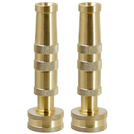 2023 - Heavy-duty Brass Adjustable Twist Hose Nozzle, 2 Pack