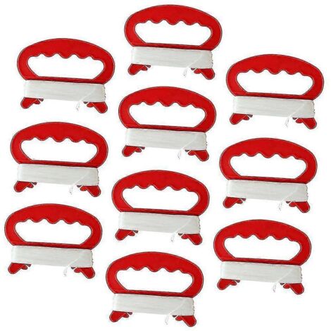 2024 1/5 Lot de 10 bobines de cerf-volant en forme de D avec poignée et ligne de 30 mètres