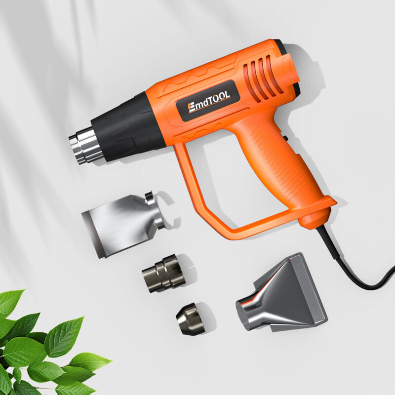 Dayplus - 2024 new Heat Gun Hot Air Gun 2000W Remove Paint Varnish & Adhesives Shrink Wrap