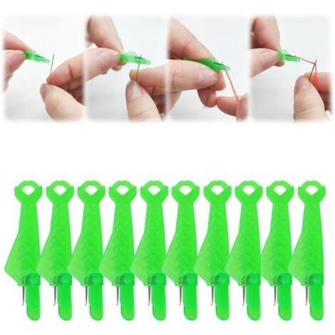 2024 New Sewing Accessories Sewing Needles Needle Threader Sewing Machine Plastic DIY Threader, Thread Guide Sewing Needle Threader for Hand Sewing & Quilting Craft (10)