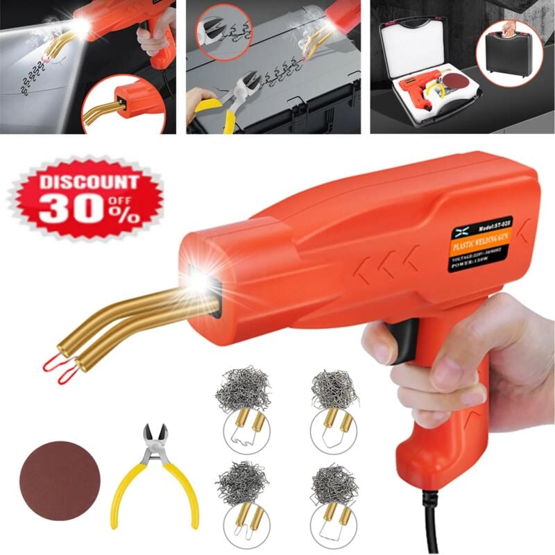 Dayplus - 2024 soudeuse auto réparation plastique automobile & 800 pinceaux