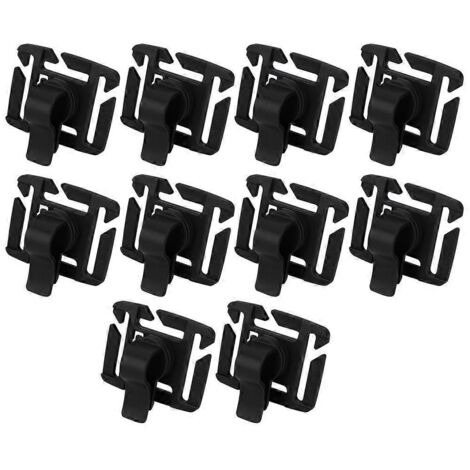 202410 pièces Clip réglable pour tube de boisson, boucle rotative pour sac à dos d'extérieur, accessoires de sac à dos, noir