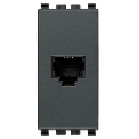 20320 Eikon gris Prise 6/4 Rj11