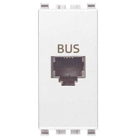20329.B Enchufe Rj11 Especial para Bus Blanco Eikon