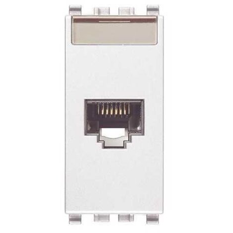 20339.6.B Enchufe Rj45 Netsafe Cat6 Utp 110 Blanco Eikon