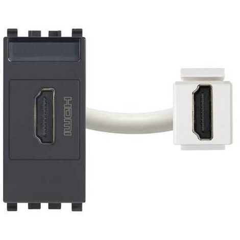 20346 Prise HDMI Gris Eikon