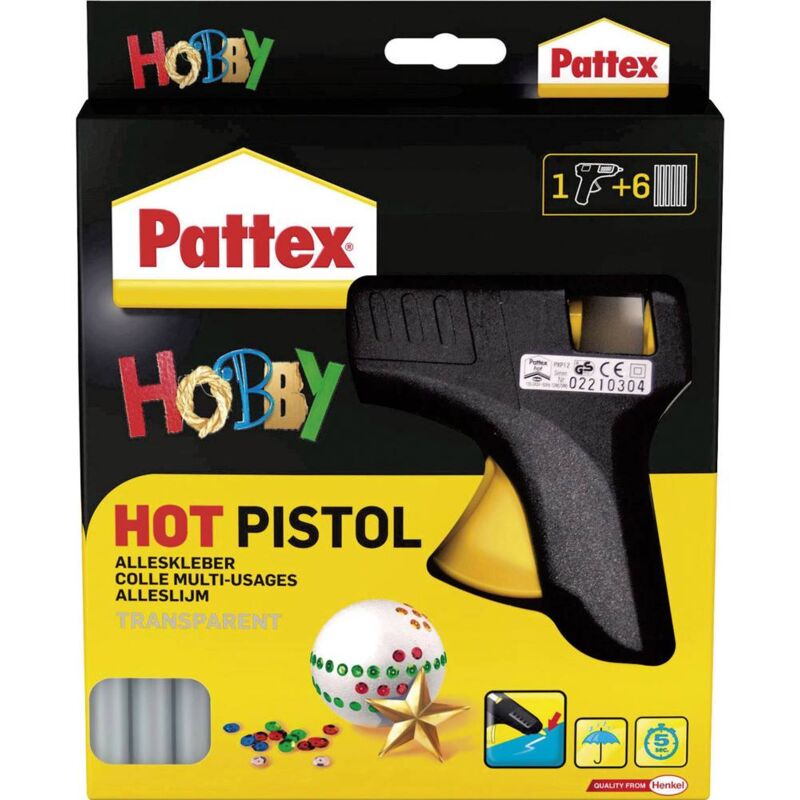 Image of Pattex - Pistola colla a caldo 11 mm 70 w 1 kit