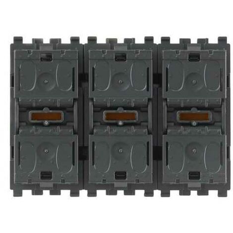 20546 trois boutons basculants + relais Eikon