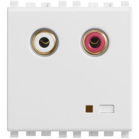 20582.B Entrée Audio RCA 2M Blanc
