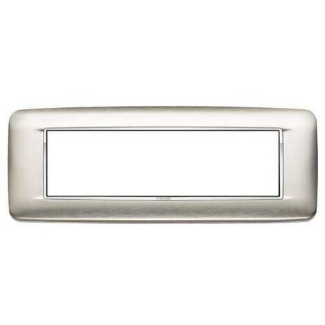 20687.C91 Placa Redonda 7M Inox Natural Cepillado Eikon