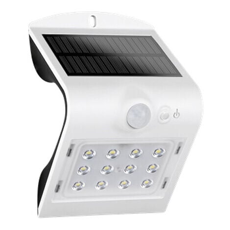 F-BRIGHT 2075000 BL APLIQUE SOLAR LED BLANCO SENSOR 1,5W