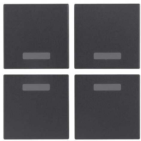 20841 Quatre demi-boutons neutres gris Eikon 1M