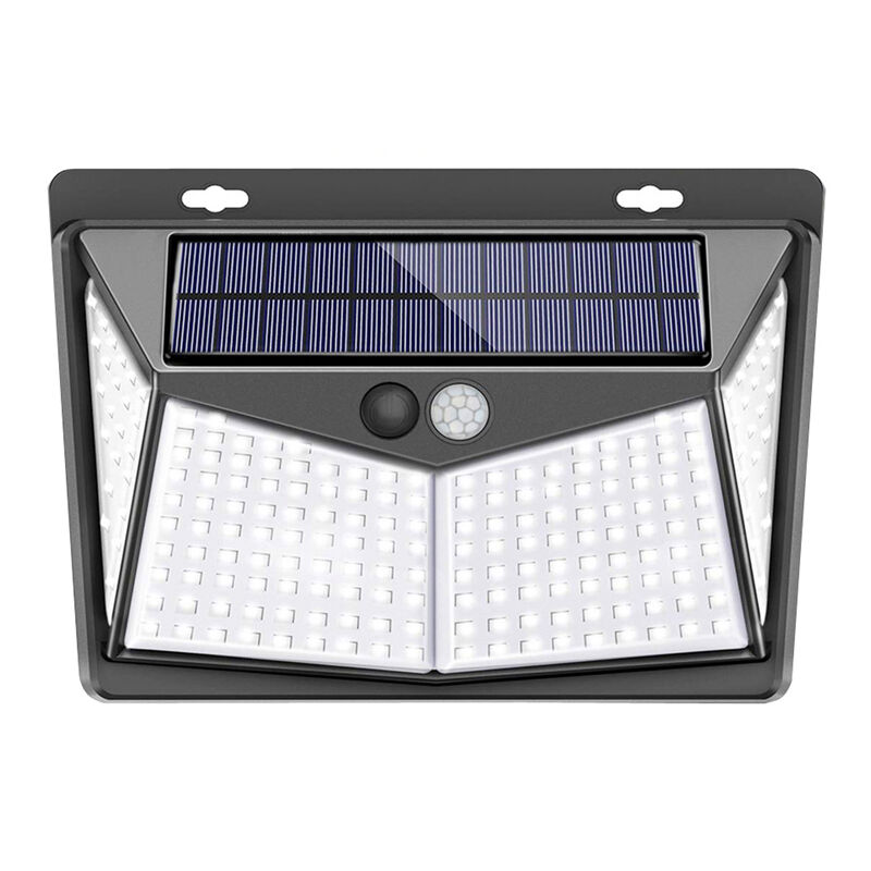 

208LED Lámpara Solar, Luz de Pared para Jardín al Aire Libre, Detector Impermeable de Movimiento 3 Modos, LAVENTE