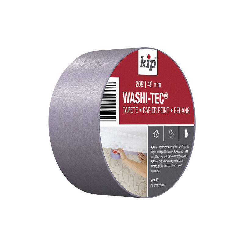 KIP - Premium Low Tack Washi-Tec Wallpaper Masking Tape 209 - 48mm x 50m