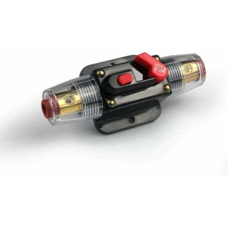 20A Auto-Leistungsschalter 12V - 24V DC Autoschutz mit manuellem Sicherungsrückstellschalter