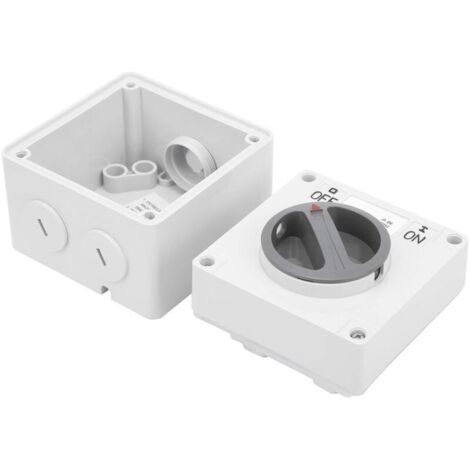 20A IP66 250V Wasserdichter 2-Positionen-Drehschalter, staubdichter Ein-/Ausschalter