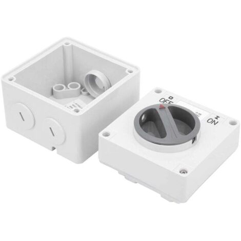 20A Wasserdichter Schalter Ip66 250v 2 Position Drehwähler Staubdichter Ein-Aus-Schalter