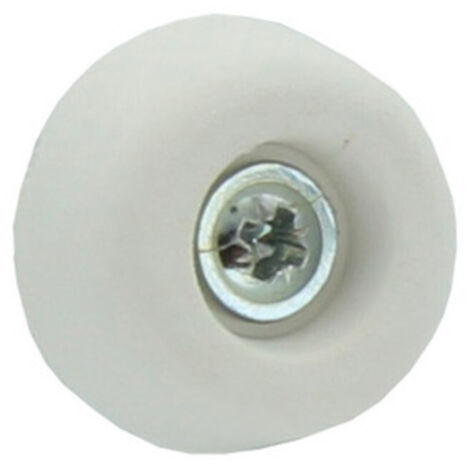 20CF CONFEZIONE 8 SOTTOSEDIE CONO CON VITI MM.30 BIANCO