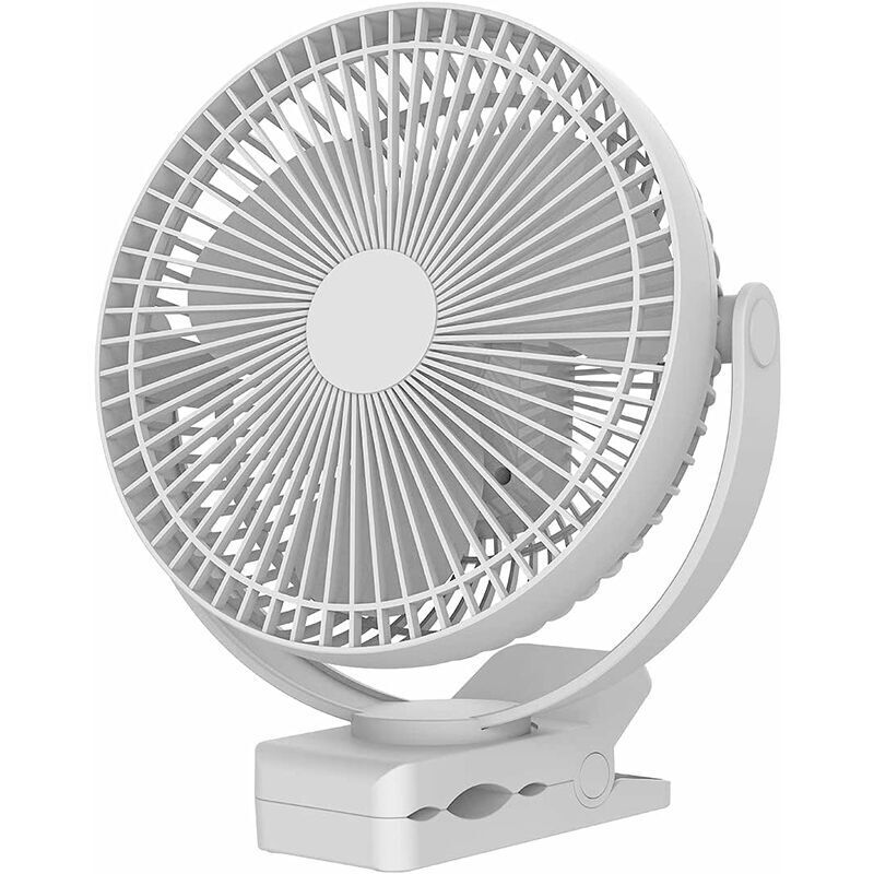 Image of 20cm 10000mAh Battery Powered Clip-on Fan,&hellip;