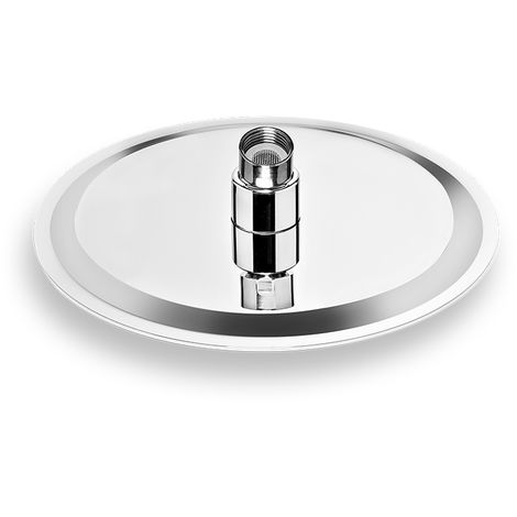 Kopfbrause Brausekopf Regenbrause Edelstahl rund Regendusche Brausekopf 1//2 20CM