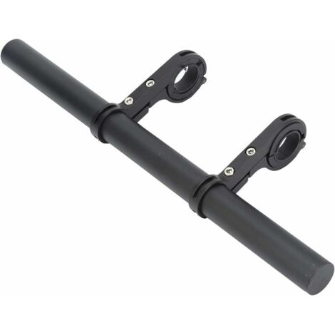 20CM Fahrradlenkerverlängerung, Aluminiumlegierung Fahrradscheinwerferhalterung Bar Doppelte Fahrradlenkerhalterung