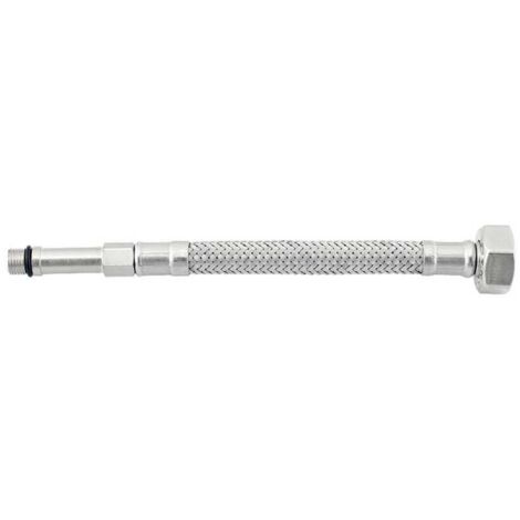 thumbnail image 2 of Invena 1/2 X 1/2 Inch Flexible Water Tap Connector Hose – 30-60cm Adjustable Length 2 of 4