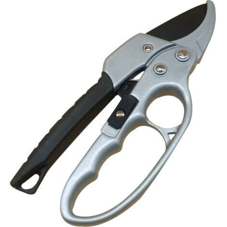 20cm Ratchet Pruner - Titanium Blade - Aluminum Body