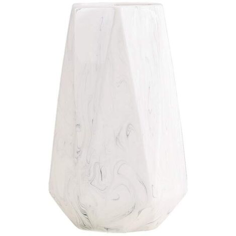 20cm Vase de Blanc marbre Céramique vases decoratifs Design Haut pour Maison, fête, Centre de Table de Mariage