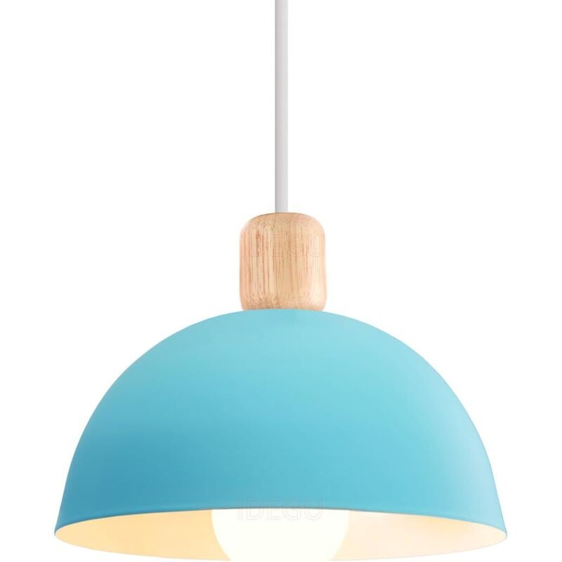 Image of 20CM Vintage Metal Ceiling Light Blue&hellip;