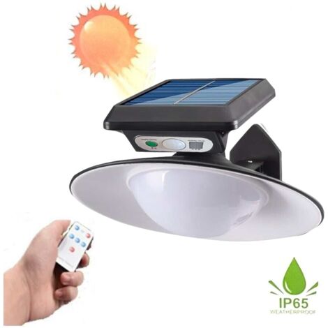 20CMSOLARLEUCHTEMITBEWEGUNGSSENSORFÜRDENAUSSENBEREICHMITFERNBEDIENUNG