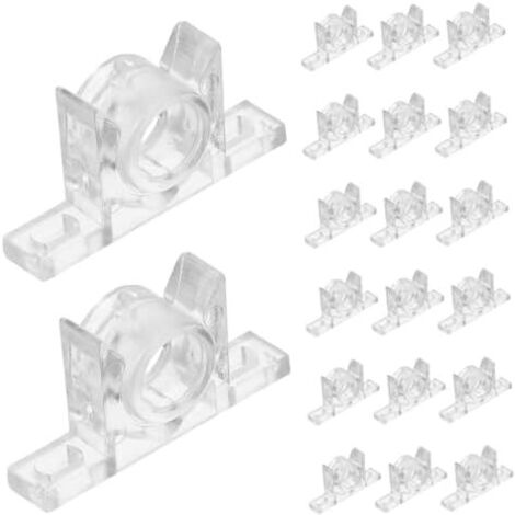 20ensembles Loquets De Porte Plastique Transparent Pour Armoires Lot Installation Facile Fermeture Silencieuse Et Sécurisée Placards Meubles -