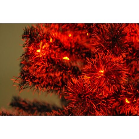 20er LED Lichterkette Rot Weihnachtsbeleuchtung Partylicht Lichtschlauch Deko