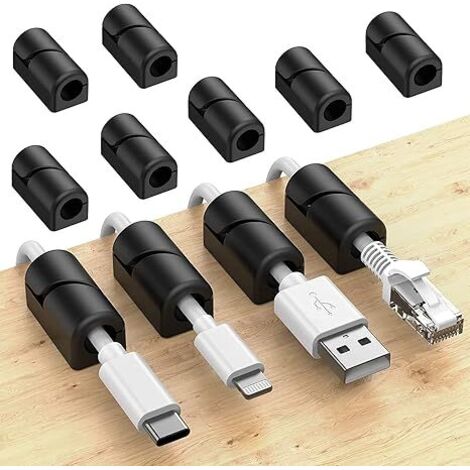 20er-Pack Kabelhalter, Kabelmanagement-Clips, selbstklebend