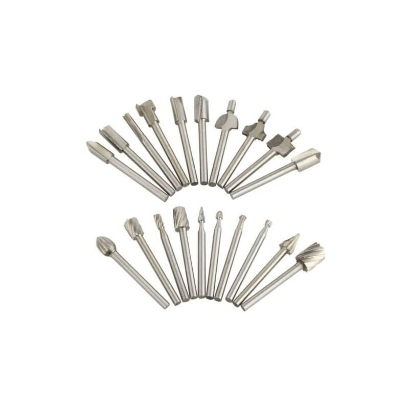 Image of XVX - 20er-Pack Wolframkarbid-Schneidgrate Bohrer-Bits Rotationsschleifer