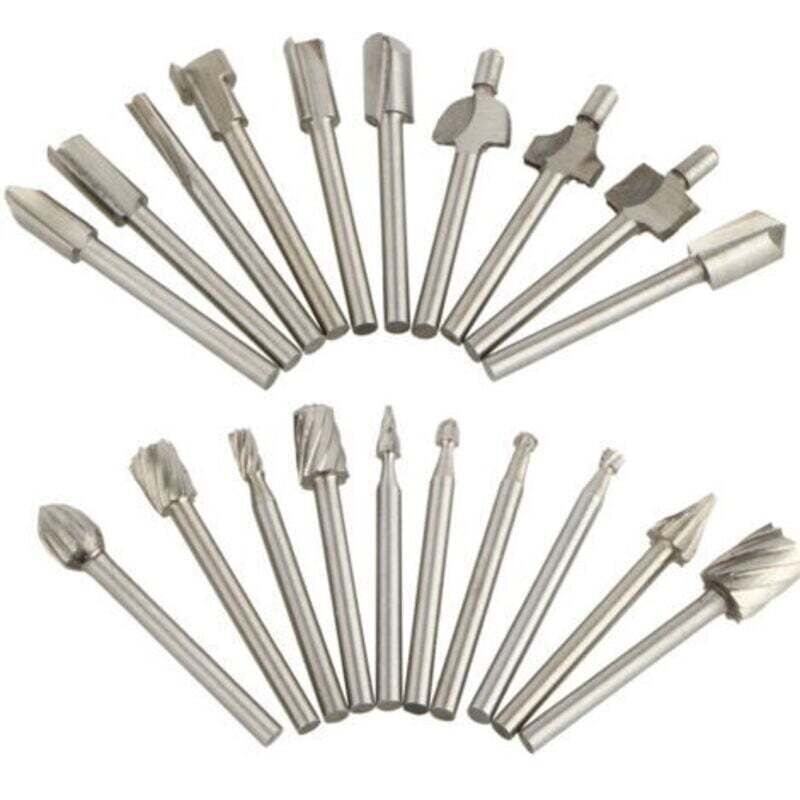 Image of 20er-Pack Wolframkarbid-Schneidgrate Bohrer-Bits Rotationsschleifer
