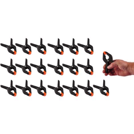 20er-Set Federzwingen Leimzwinge Klemmzwinge Schraubzwinge Kantenzwinge 115mm