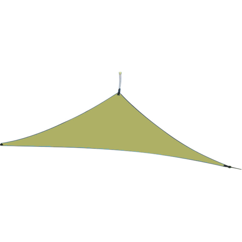 Auvent De Voile De Pare-Soleil Resistant Aux Uv Impermeable A L'Eau Robuste Triangle 210T Polyester Auvent Pare-Soleil De Sable Pour Les Activites De