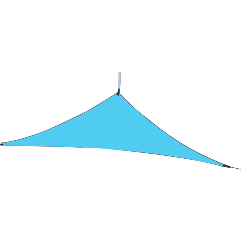 Auvent De Voile De Pare-Soleil Resistant Aux Uv Impermeable A L'Eau Robuste Triangle 210T Polyester Auvent Pare-Soleil De Sable Pour Les Activites De