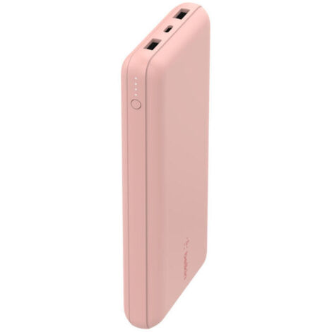 20K POWER BANK USB-A&C 15W ROSE GD