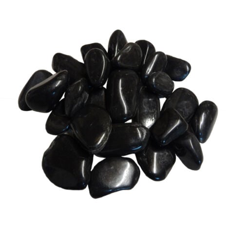 AQUAGART 20kg Polierter Kiesel Glanzkies Flusskiesel Kieselsteine Gartenkies Zierkies