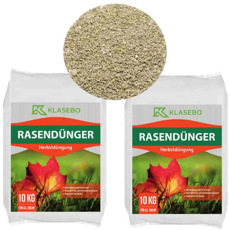 20kg Rasendünger Herbstdüngung KLASEBO 6+5+12 NPK