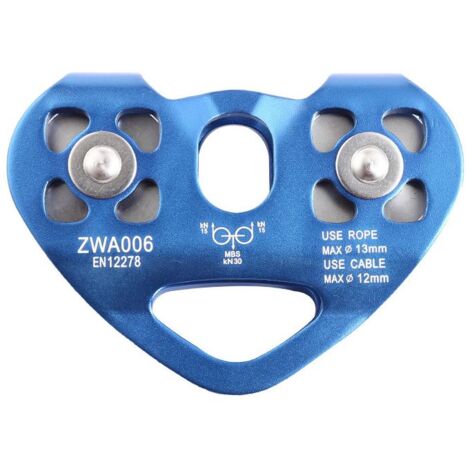 20KN/30KN Tandem Climbing Pulley for Climbing Caving Rescue
