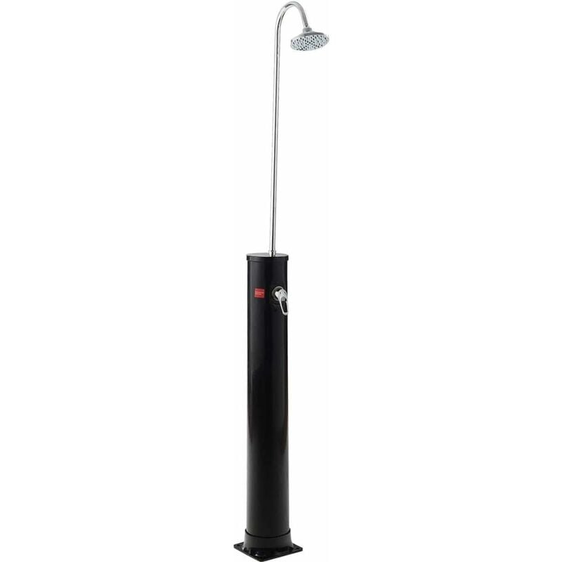 

20L Ducha Solar de Jardín Ducha Exterior Ducha de Piscina hasta 60 °C con Válvula Fría-Caliente Altura de 213cm