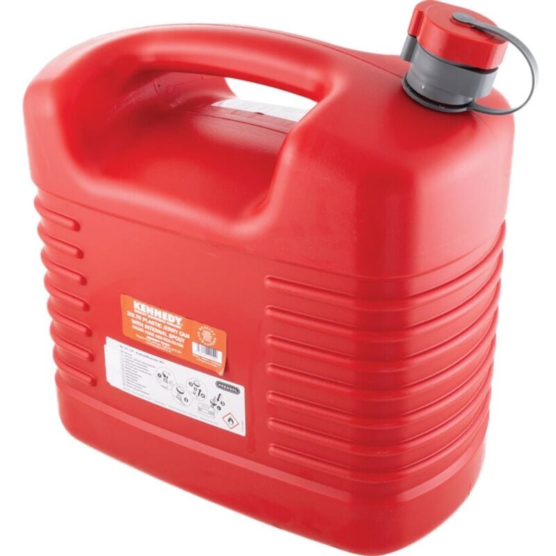 Kennedy 20LTR Plastic Jerry Can with Internal Spout
