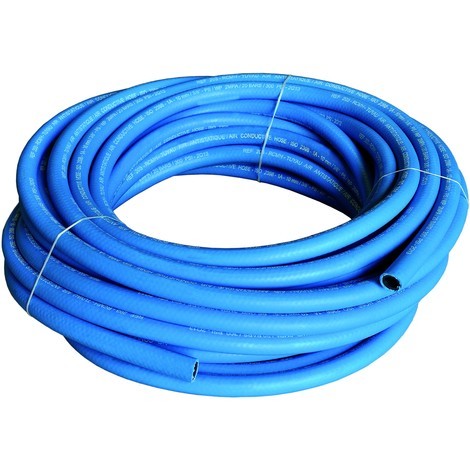 sourcing map Tuyau Air Comprimé 8mm x 5mm compresseur air pneumatique tuyau  tube flexible PU tube bleu 8,4 m