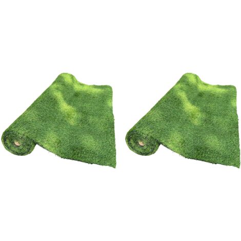 20mm Pile Artificial Lawn Grass (4m x 1m) - Pack of 2